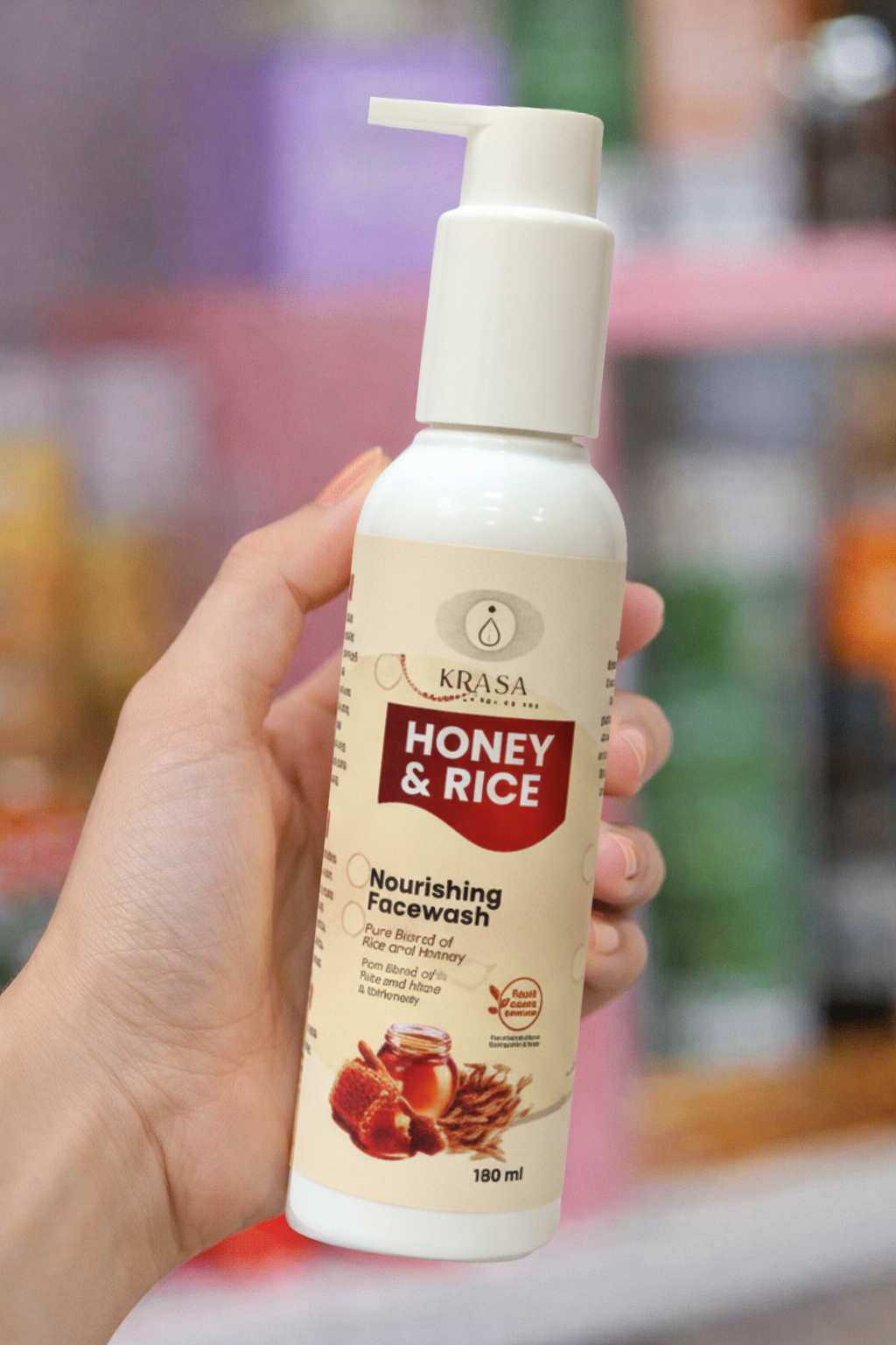 KRASA Honey & Rice Facewash