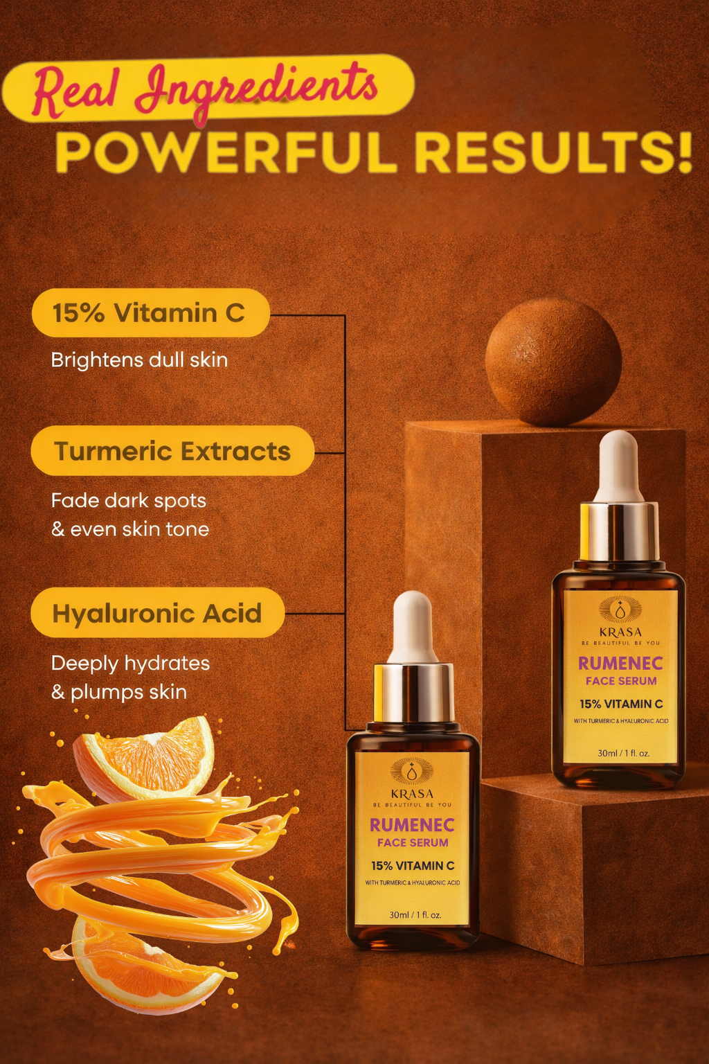 KRASA RUMENEC 15% VITAMIN C SERUM