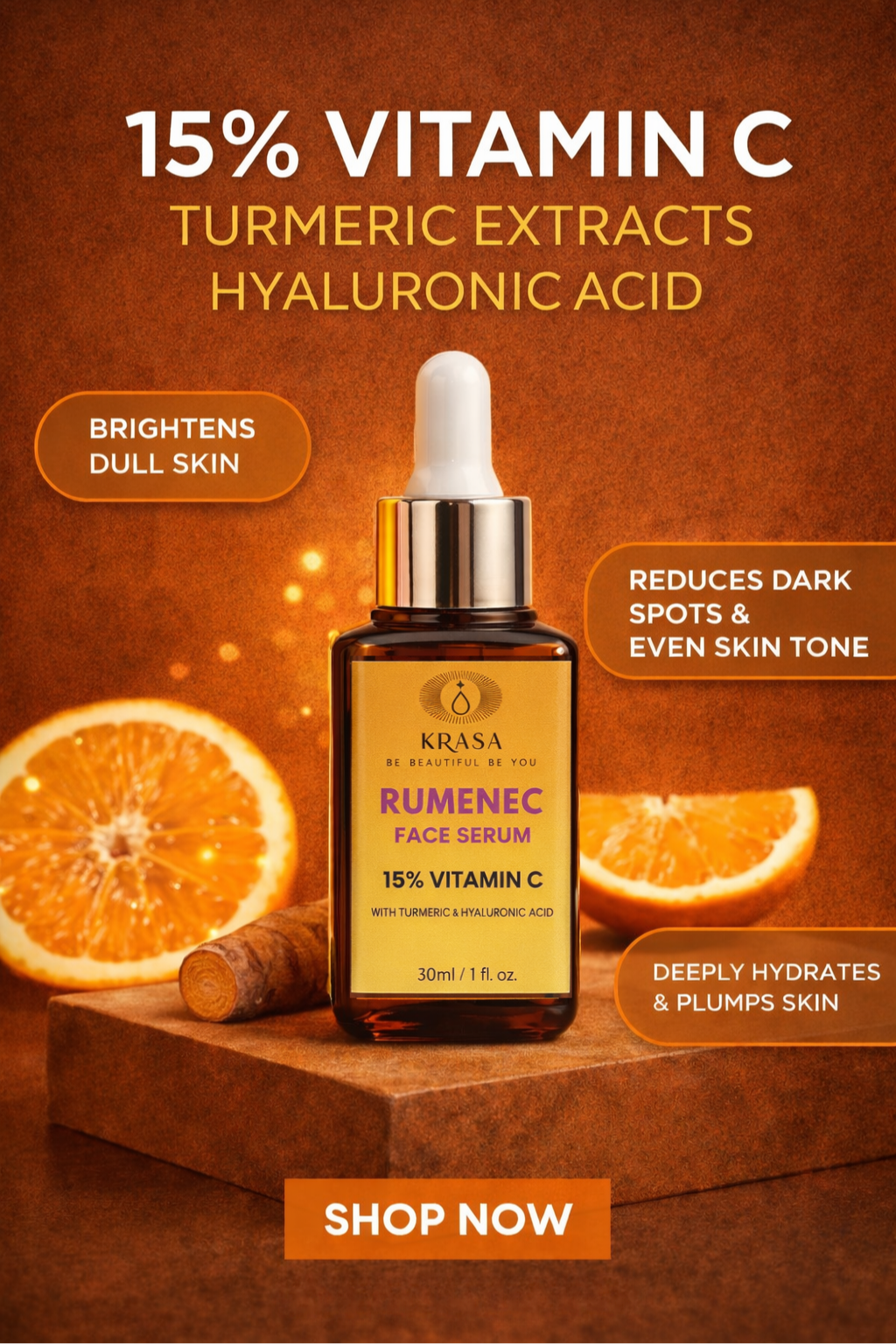 KRASA RUMENEC 15% VITAMIN C SERUM