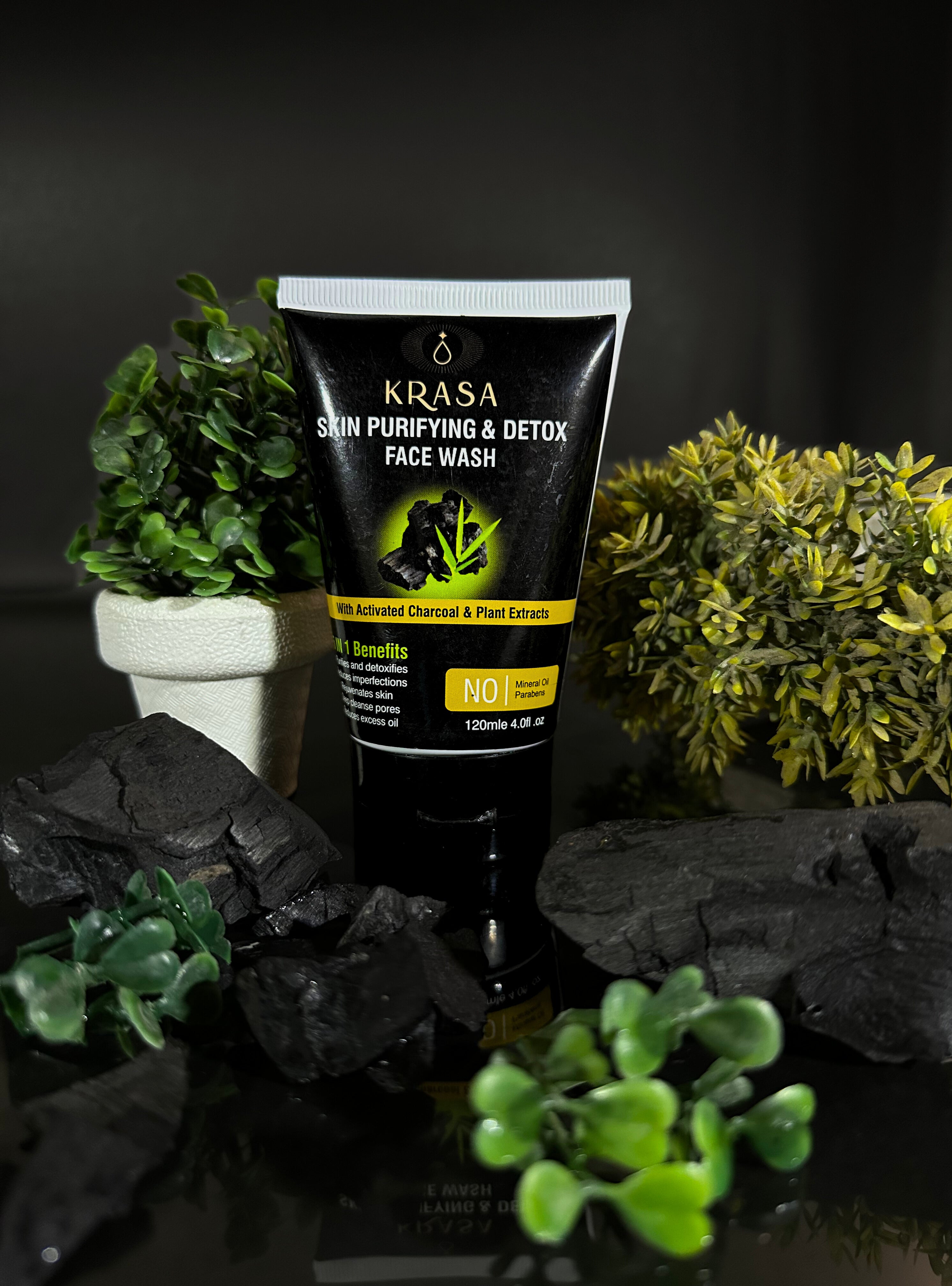 KRASA CHARCOAL FACEWASH