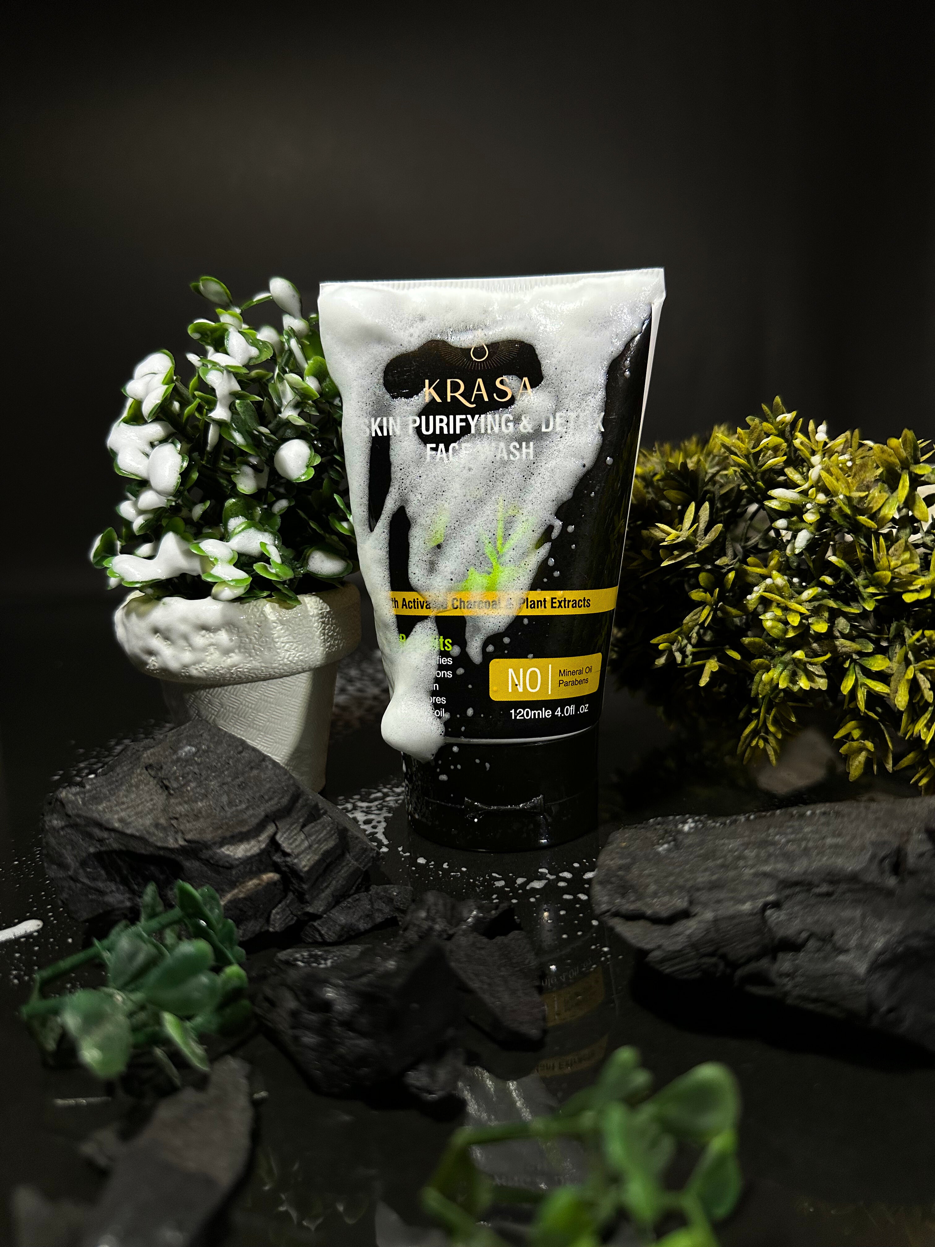 KRASA CHARCOAL FACEWASH