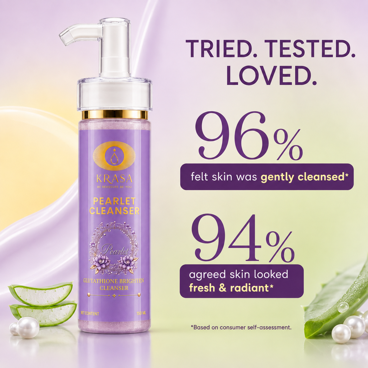 KRASA PEARLET FACE CLEANSER