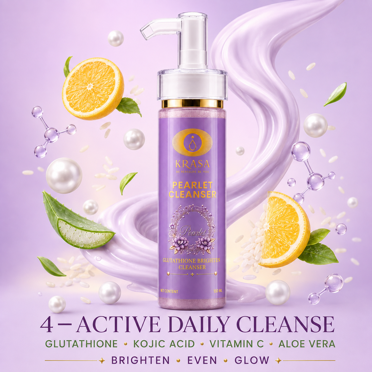 KRASA PEARLET FACE CLEANSER
