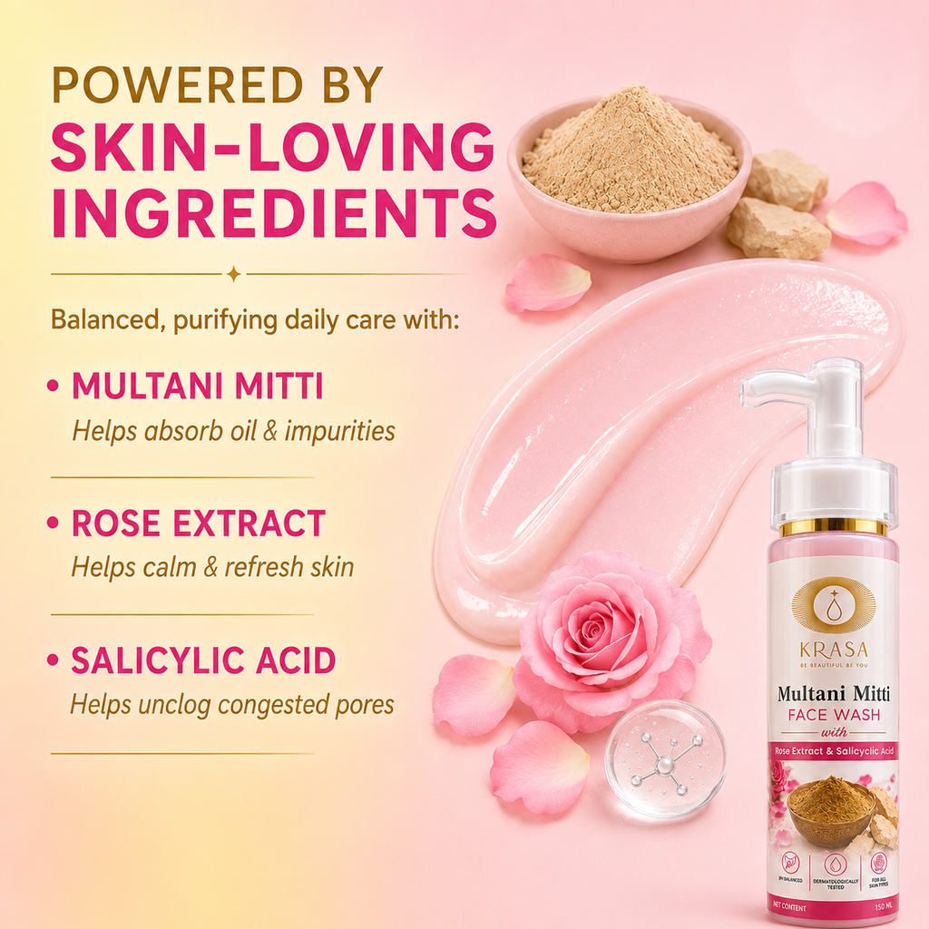KRASA MULTANI MITTI FACE WASH