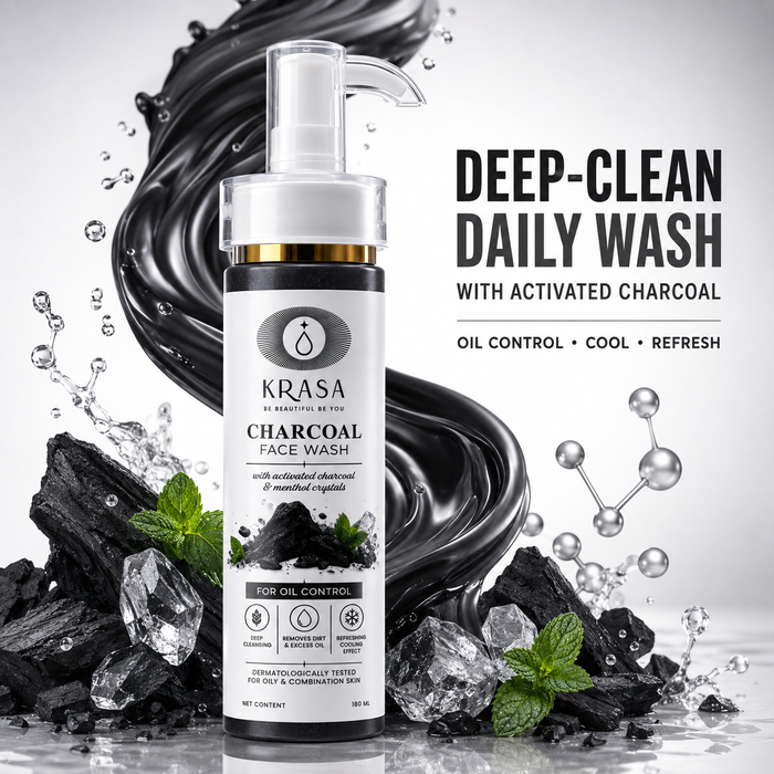 KRASA CHARCOAL FACEWASH