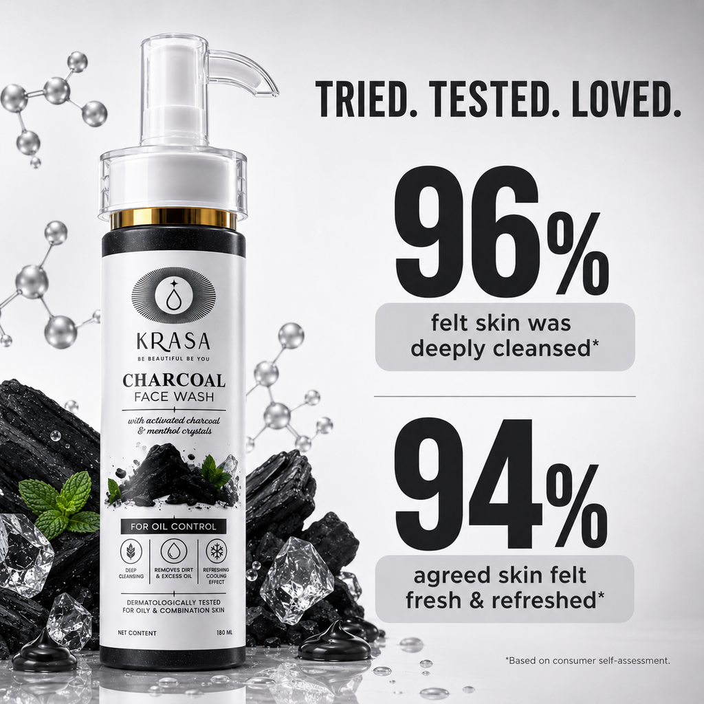 KRASA CHARCOAL FACEWASH