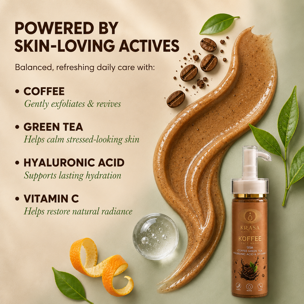 KRASA KOFFEE FACE WASH