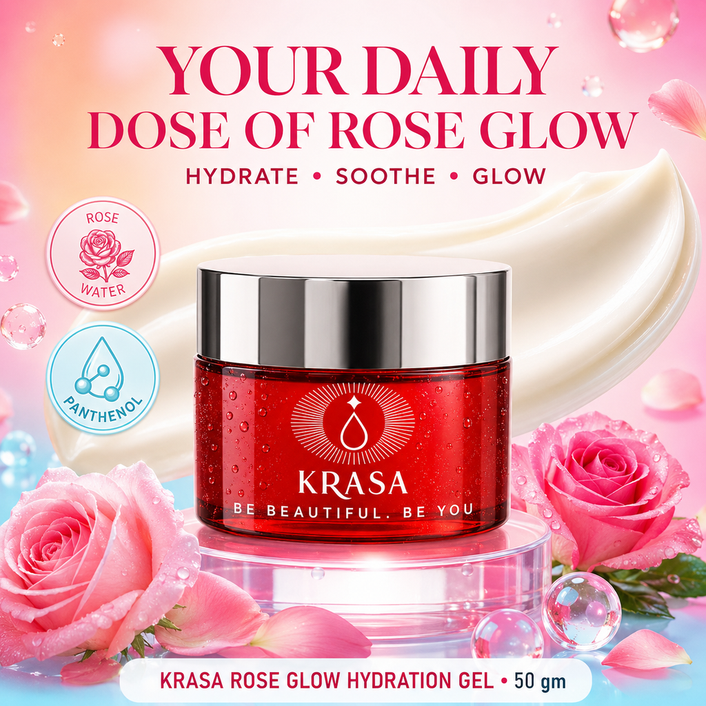 KRASA ROSE GLOW HYDRATION GEL
