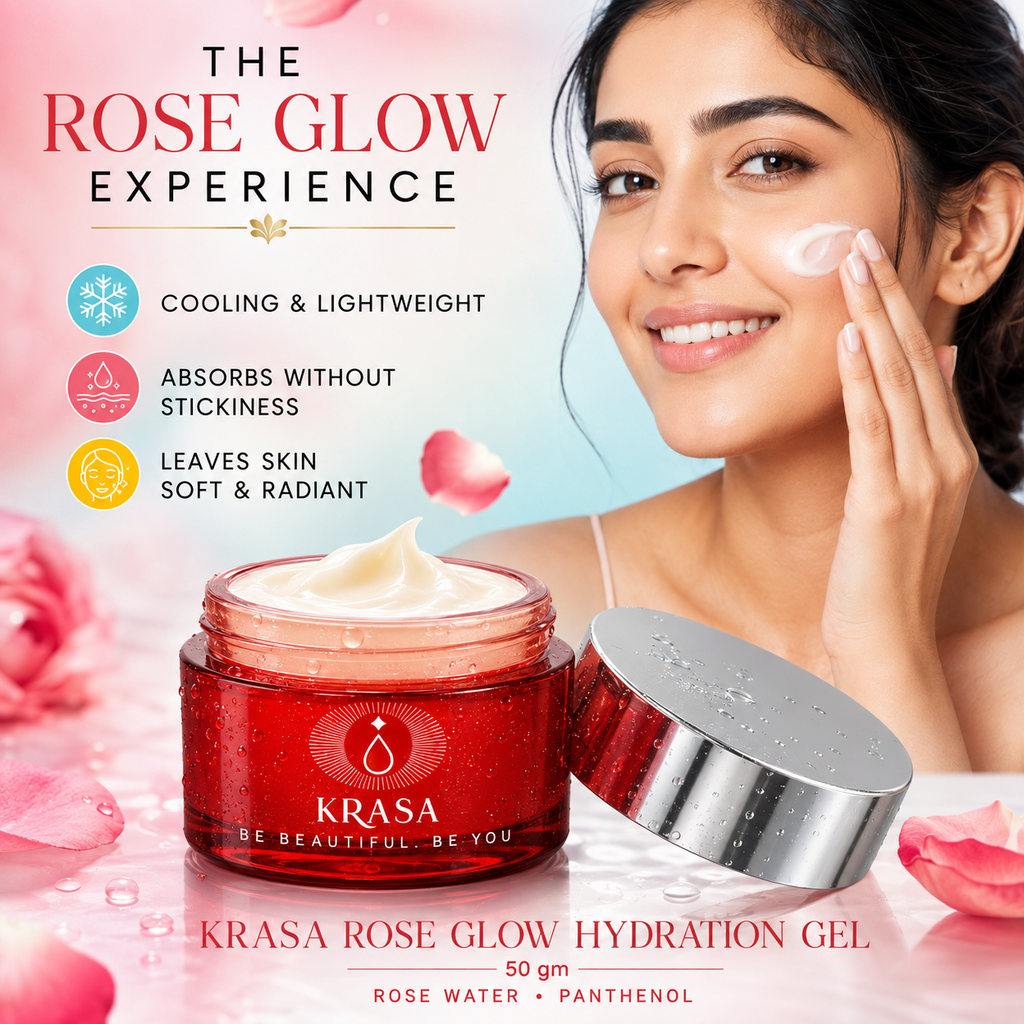 KRASA ROSE GLOW HYDRATION GEL