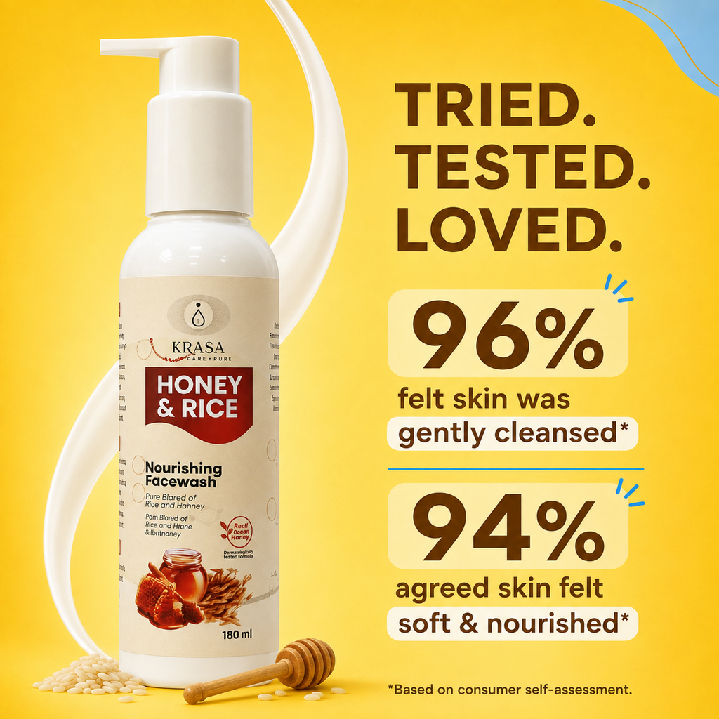 KRASA HONEY & RICE FACEWASH