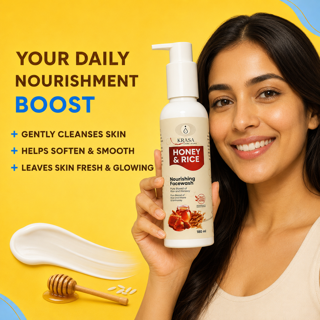 KRASA HONEY & RICE FACEWASH