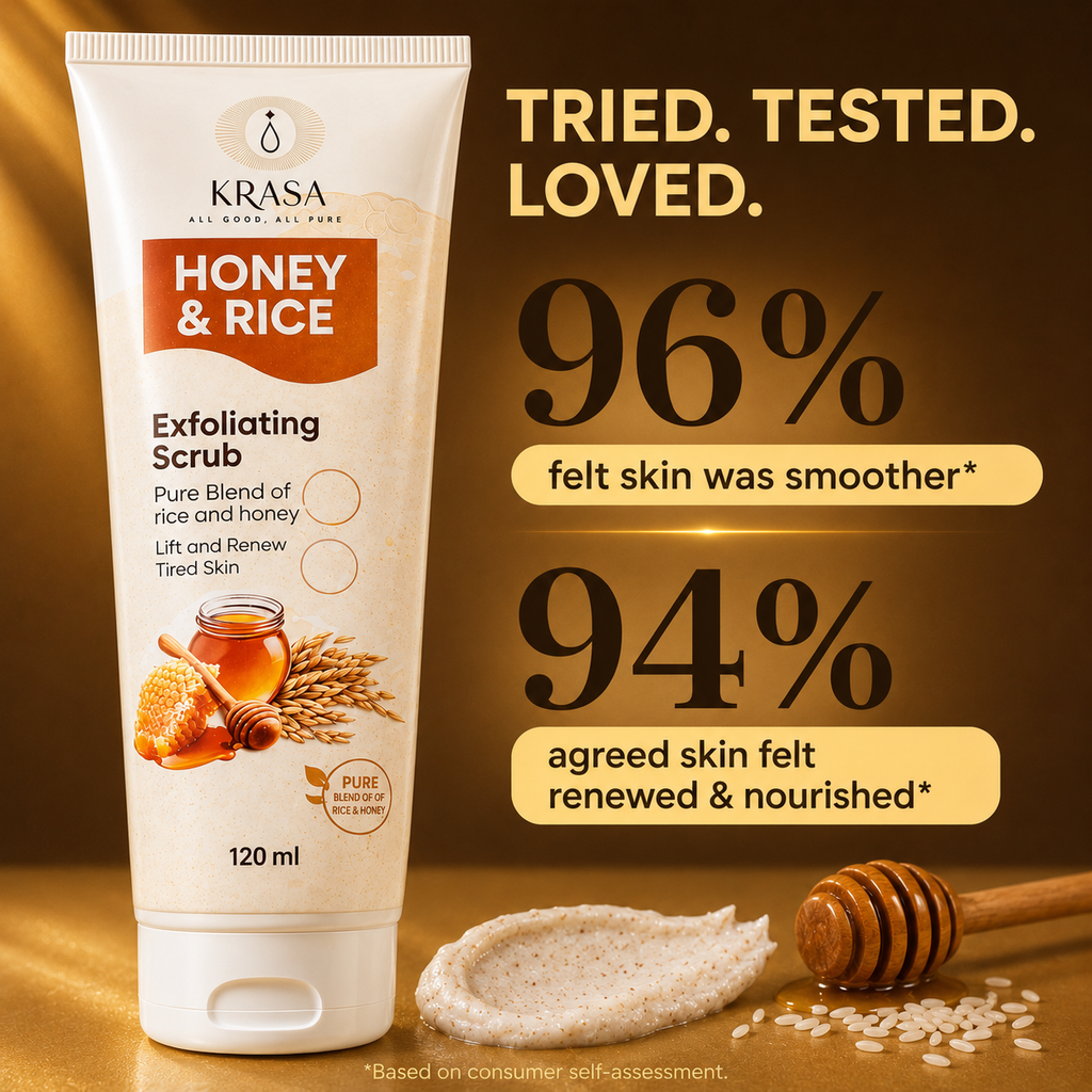KRASA HONEY & RICE SCRUB