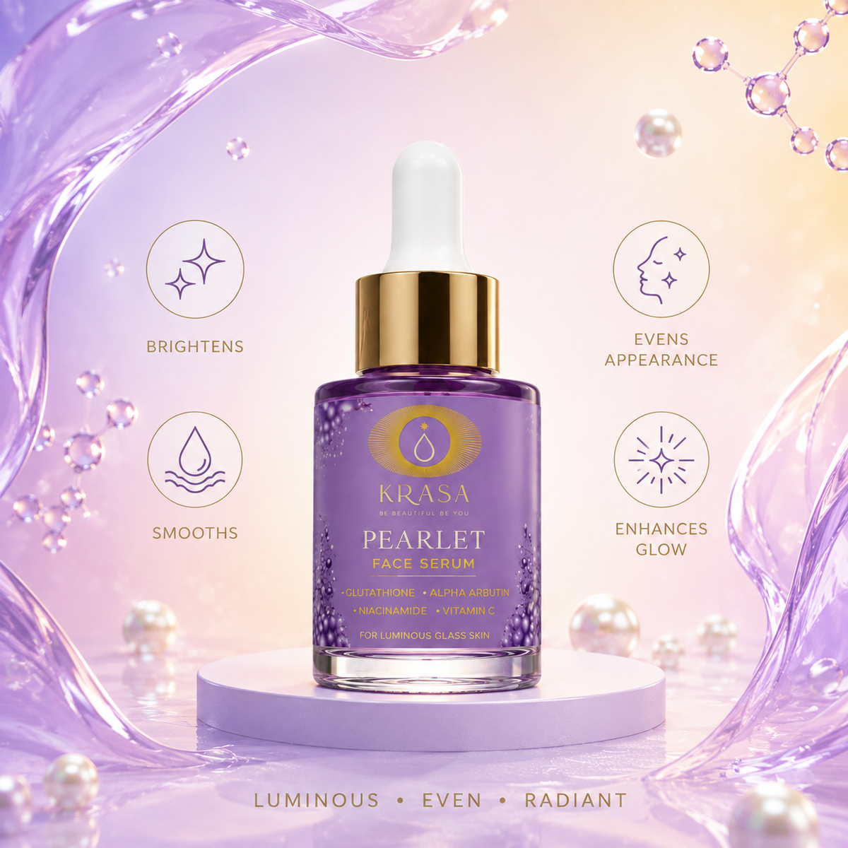 KRASA PEARLET GLOW SERUM
