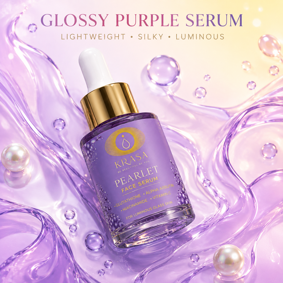 KRASA PEARLET GLOW SERUM