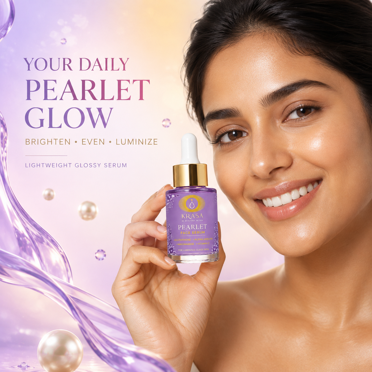 KRASA PEARLET GLOW SERUM
