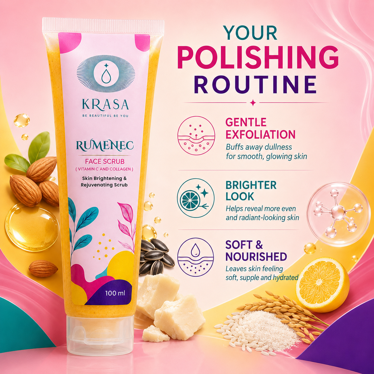 KRASA RUMENEC FACE SCRUB