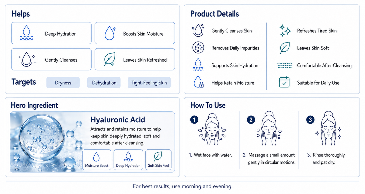 KRASA OZVENA FACEWASH