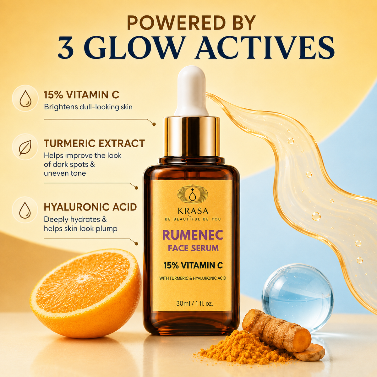 KRASA RUMENEC 15% VITAMIN C SERUM