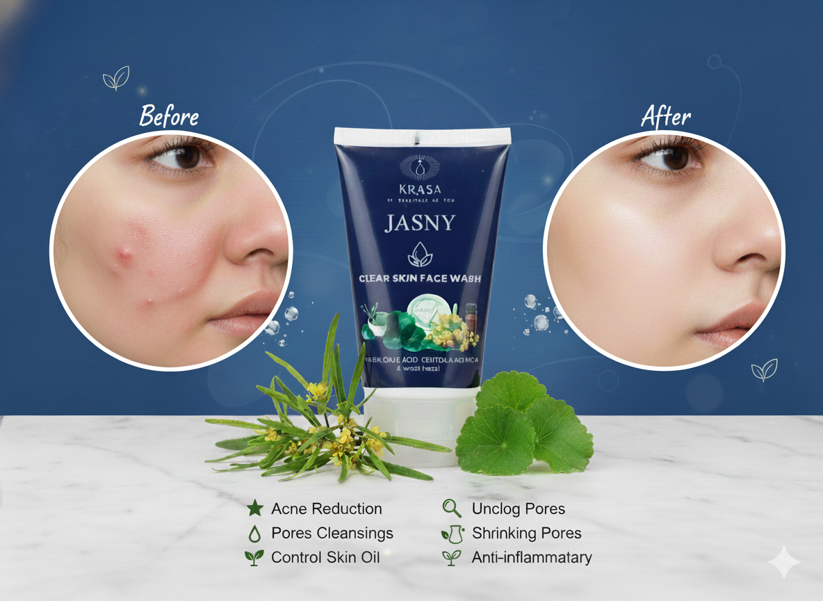 KRASA JASNY CLEAR SKIN FACEWASH