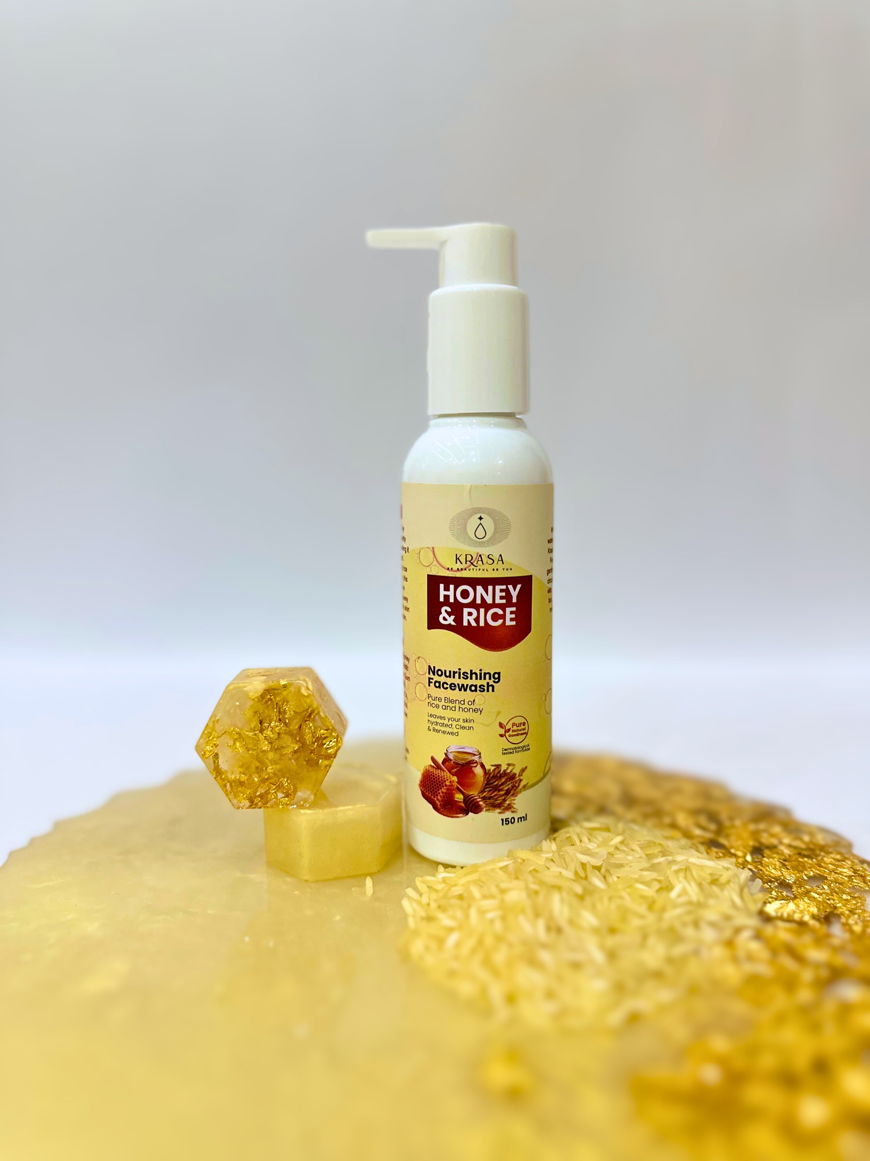 KRASA Honey & Rice Facewash
