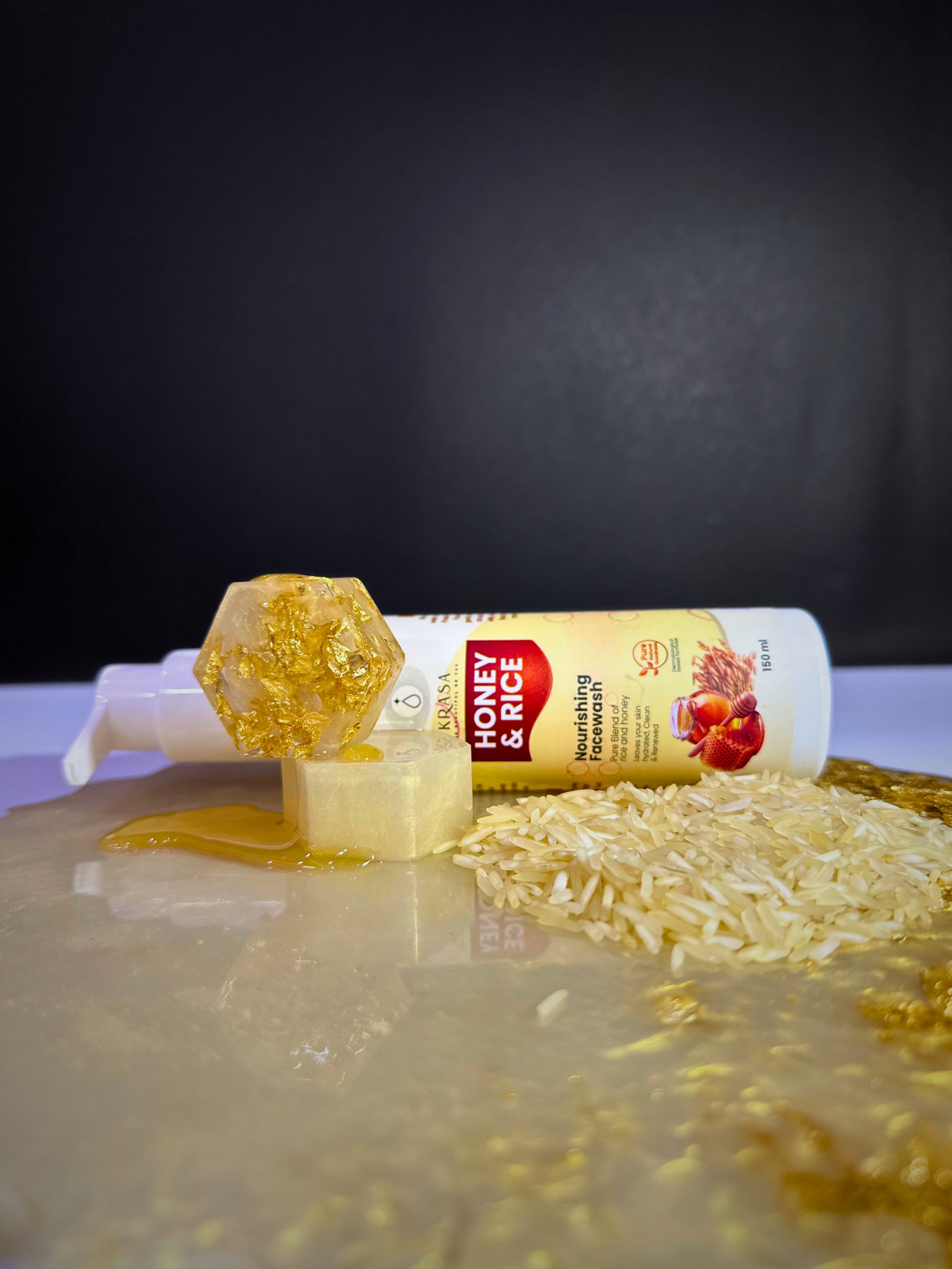 KRASA Honey & Rice Facewash