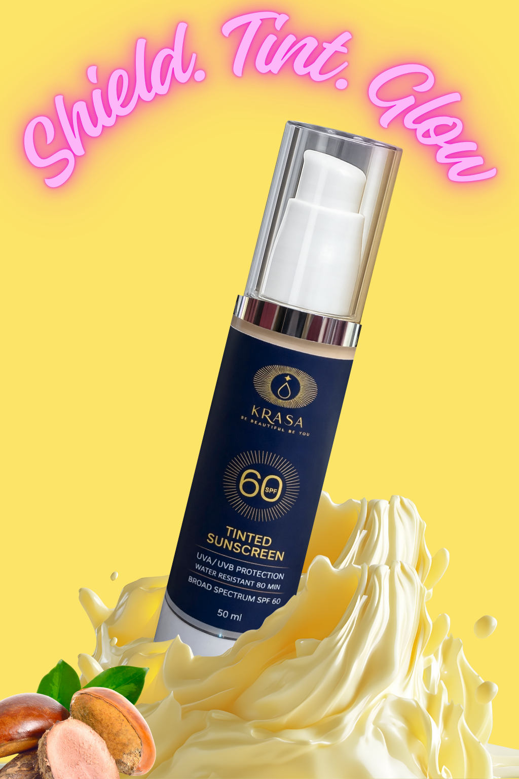 KRASA TINTED SUNSCREEN